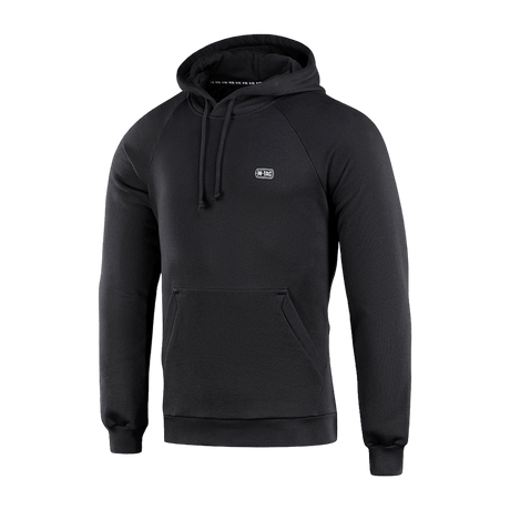 M-Tac Hættetrøje Cotton Raglan i sort med raglanærmer og hoodie design, ideel til hverdagsbrug og aktiv livsstil.