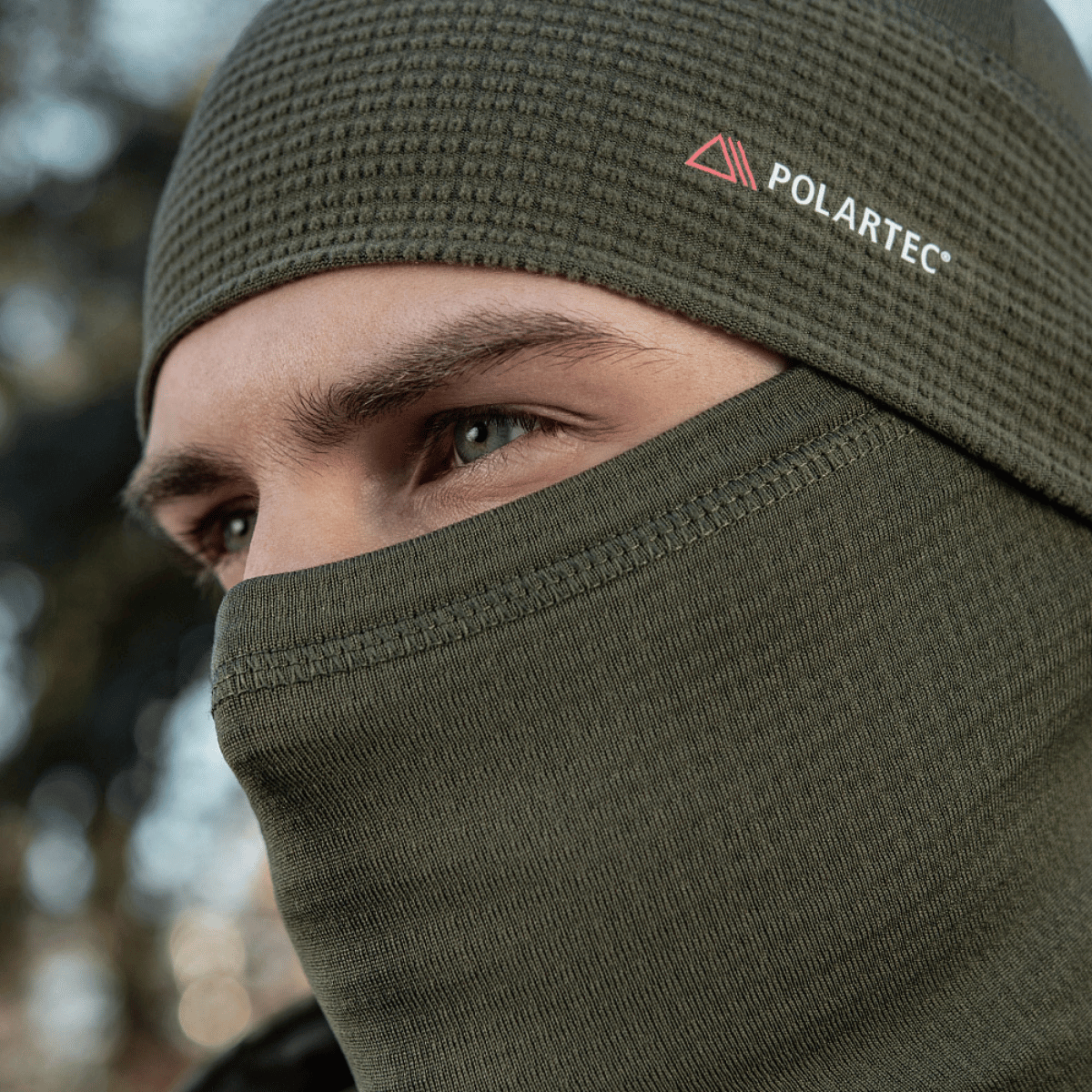 M-Tac Tube Scarf Polartec Power Grid halsrør, varm fleece beskytter ansigt og hals mod vind og kulde, slidstærk og multifunktionel.