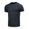 M-Tac Sweat-Wicking T-Shirt Gen.II i sort, letvægts polyester, designet til komfort, åndbarhed og hurtig tørring til aktiv livsstil.
