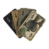 M-Tac Patch Ace Of Spades (Broderi) i Cordura 500D med Velcro, broderet design i farver, perfekt til tøj eller taktisk udstyr.