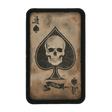 M-Tac Patch Ace of Spades med kranie i vintage design, morale patch i Cordura 500D og velcro, symboliserer kampgejst og klarhed. Mål: 87x54 mm.