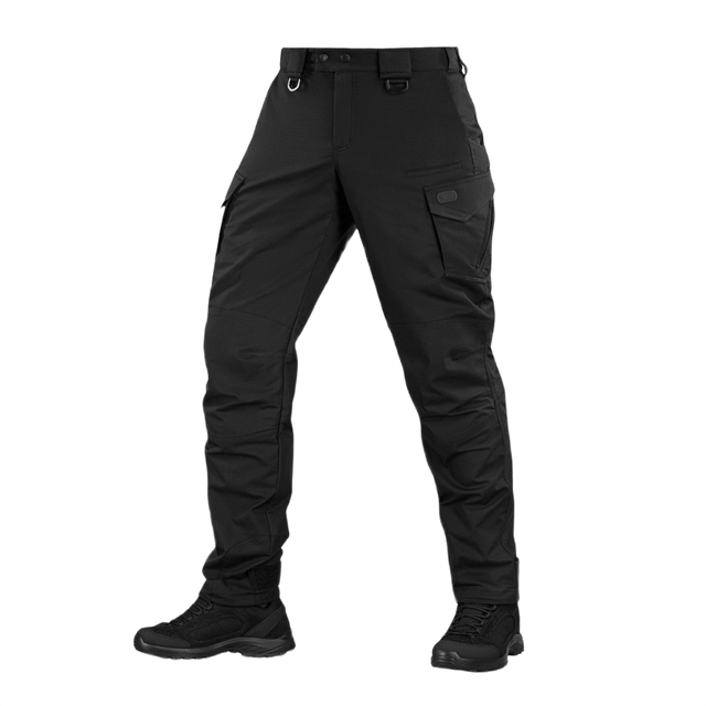 M-Tac Aggressor Special Edition Bukser til taktisk brug, polyester og bomuld med elastisk talje og YKK-lynlås. Sort farve.