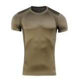 Olive M-Tac Athletic Tactical Gen.II T-shirt – funktionel t-shirt for outdoor and military use, showing front view with short sleeves.