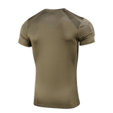 Back view of M-Tac Athletic Tactical Gen.II T-shirt – funktionel t-shirt in a neutral color, showcasing its breathable, high-tech polyester fabric.
