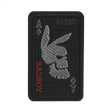 M-Tac Patch Bad Boy (Broderi) med kaninske kranium på ace of spades, broderet på Cordura 500D. Dimensioner: 8 x 5 cm, Velcro fastgørelse.