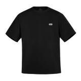 M-Tac Cotton HARD T-shirt i sort med reflekterende logo på brystet, oversize pasform, lavet af 100% bomuld.