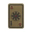 M-Tac Patch Kort Helm of Horror (Broderi) med vikingetidens Ægishjálmur symbol, broderet på Cordura 500D, holdbar og slidstærk.