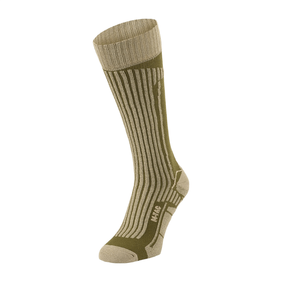 M-Tac Coolmax 75% Lange Sokker i olivenfarve til komfortabel daglig brug med optimal åndbarhed og termoregulation.