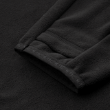 Detalje af M-Tac Delta Fleece Jakke med tommelfingerhuller. Ideel til udendørs aktiviteter i koldt vejr. Materiale: fleece 190 g/m².
