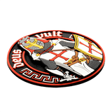 M-Tac Deus Vult 3D PVC Patch med ridderdesign og teksten 'Deus Vult'. Taktisk morale patch, nem at fastgøre til tøj eller udstyr.