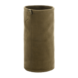M-Tac Fleece Neck Gaiter med Snor i brun farve, justerbar for koldt vejr beskyttelse, allergivenlig fleece.