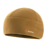 M-Tac Fleece Watch Cap Light Polartec i brun farve, vinterhue i slidstærk Micro Series fleece velegnet til beskyttelse mod kulde og vind.