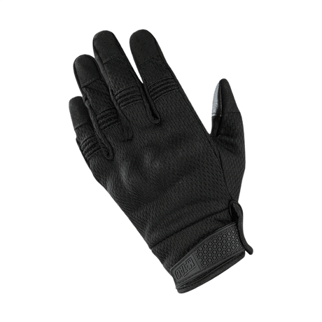 M-Tac Handsker A30 i sort med touchscreen-funktioner, åndbart mesh og PVC-forstærkning til skydning og træning.