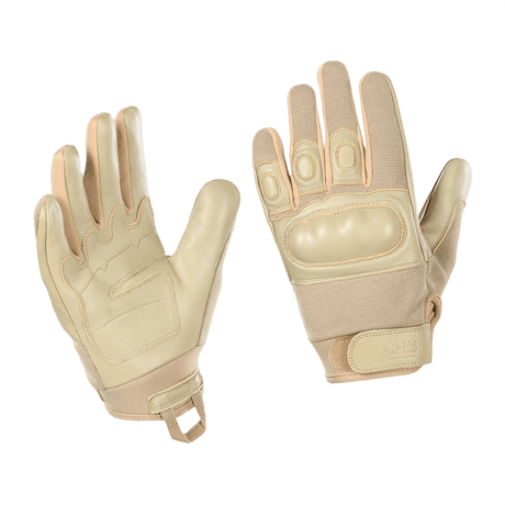 M-Tac Handsker Assault Tactical Mk.4 med forstærket læderhåndflade og justerbar velcro for sikker pasform.