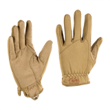 M-Tac Handsker Scout Tactical Mk.2 fremstillet af syntetisk læder med elastiske manchetter og mikrofiber for holdbarhed og fleksibilitet.