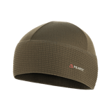 M-Tac Hjelm Watch Cap Polartec i brun, lavet af Polartec fleece, ideal til koldt vejr og passer under hjelm. Anti-pilling, holdbar og varm.