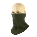 M-Tac Anatomisk Snood Justerbar Elite Fleece (320 g/m²) i grøn på mannequin, multifunktionelt koldtvejrs tilbehør, blød fleece.