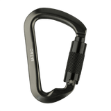 M-Tac Key-Lock Karabinhage i aluminium til klatring, sikkerhed og UIAA-knuder, automatisk lås, CE-certificeret, 30 kN belastning.