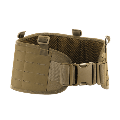 M-Tac Krigsbælte Laser Cut i slidstærkt Cordura 500D med justerbart bæresystem til taktiske opgaver.