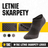 M-Tac Let Sommersokker til løb og aktiviteter, komfortable og åndbare, perfekte til varmt vejr, korte sokker til sport og fritid.