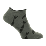 M-Tac Let Sommersokker Morter Bomber til mænd, let og åndbar ankelstrømpe til sport i varmt vejr, grå med mønster, ergonomisk pasform.