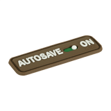 M-Tac Patch Autosave PVC 3D morale-patch i full-farve med velcro til tøj og taktisk udstyr.
