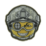 M-Tac Patch Emoji #25 - Sjov PVC 3D-effekt morale patch med emoji-motiv og Velcro-fastgørelse. Perfekt til taktik og udstyr.