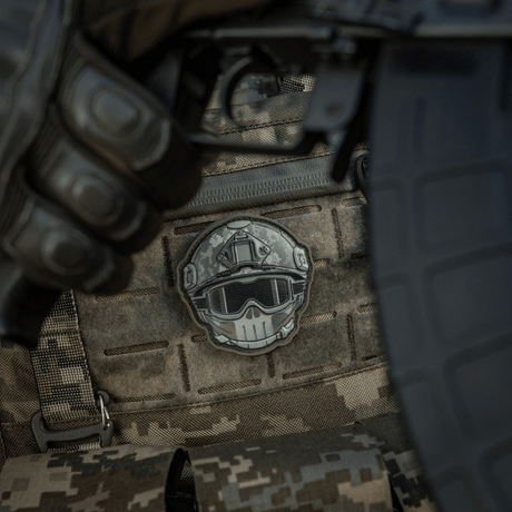 M-Tac Patch Emoji #20 PVC med 3D-effekt, morale patch på taktisk taske med Velcro fastgørelse. Størrelse: 6.5 x 6.5 cm.