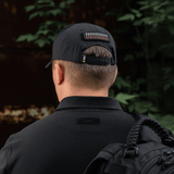 M-Tac Patch Flag 25x80 Mini Squares på hat, slidstærk Cordura 500D med velcro til taktisk udstyr, laser cut design.