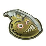 M-Tac Patch M67 Granat 3D PVC med "Born to Kill" tekst og emoji design i PVC 3D materiale med velcro-bagside til taktisk udstyr.