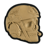 M-Tac Patch Operator 3D PVC med realistisk design og Velcro fastgørelse, perfekt til tøj eller taktisk udstyr.