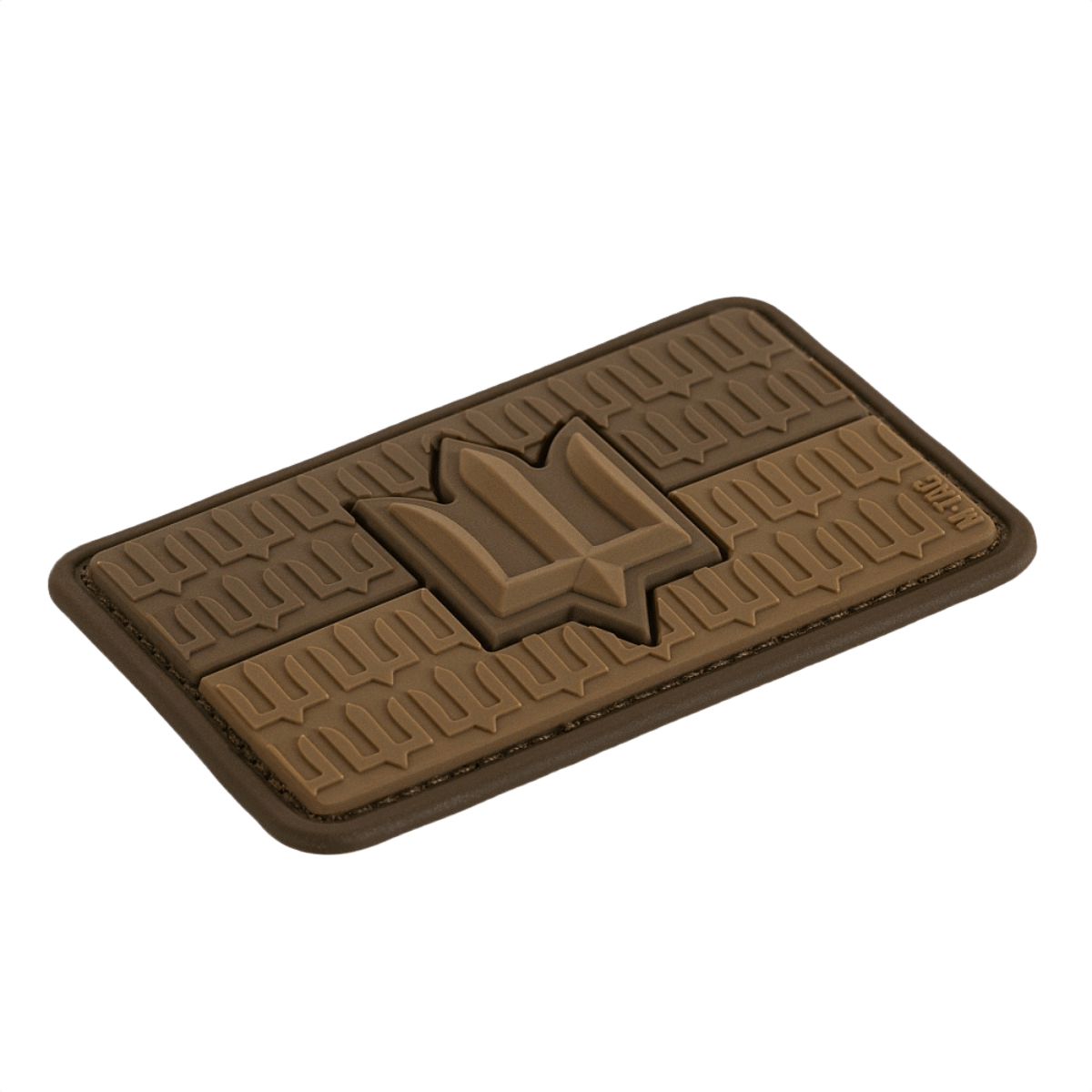 M-Tac patch Ukraine Flag med ZSU Trident PVC med trident symbol af PVC i brunt design