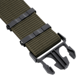 M-Tac Pistolbælte med plastikspænde, nylonbælte inspireret af BSS/A.L.I.C.E.-systemet, ideelt til taktisk eller daglig brug, polyester, 5,5 cm bredt