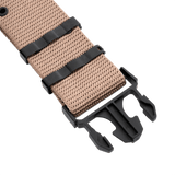 M-Tac Pistolbælte med plastikspænde, inspireret af BSS/A.L.I.C.E.-systemet, bredde 5,5 cm, nylonmateriale til taktisk brug.