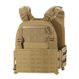 M-Tac Plate Carrier Cuirass Elite Gen.II, avanceret taktisk vest med Duraflex hurtiglåse, Cordura 500D materiale, sandfarvet