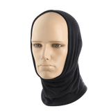 M-Tac Polartec Lang Tubehalstørklæde på mannequin, ideel til vindbeskyttelse og koldt vejr. alsidig brug som halsrør, maske eller pandebånd.