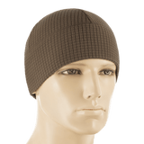 M-Tac Rip-Stop Fleece Hjelmliner på model, slidstærk og varm til koldt vejr, 100% polyester med anti-pilling egenskaber, perfekt under hjelm.