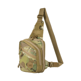 M-Tac Sling Pistol Taske Elite Hex med Velcro i camouflage-design med justerbar rem og holdbare lynlåse.
