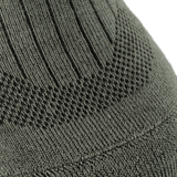 Detaljeret billede af M-Tac Sokker Mid Calf Mk.4 med specielt designet thermozoner og polstrede områder for optimal komfort og beskyttelse.