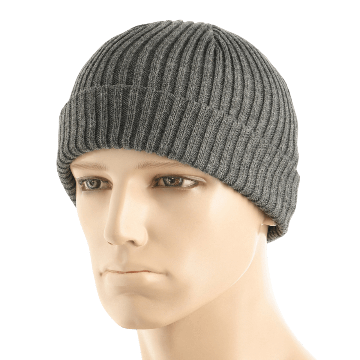 M-Tac Watch Cap 100% Akryl strikket hue til koldt vejr med dobbelt opslag, let strækbar og holdbar i lav profil.