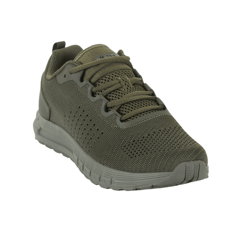 M-Tac Summer Light Sneakers i grøn, letvægts taktiske sommersko med gummiforstærkning og EVA-sål for optimal komfort og holdbarhed.