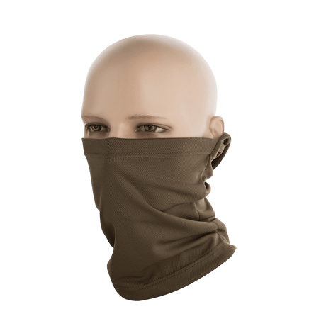 M-Tac Sweating Ninja-Balaclava i brun polyester beskytter mod støv og holder huden tør under udendørs aktiviteter.