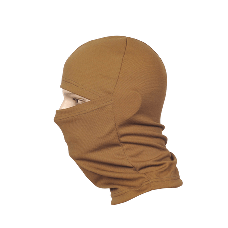 M-Tac Sweating Ninja-Balaclava i brun, beskytter mod støv og holder huden tør under aktivitet, ideel til udendørs brug.