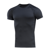 Sort M-Tac T-Shirt Sweat-Wicking Athletic Gen.II med anatomisk pasform og svedtransporterende egenskaber, ideel til træning og løb.
