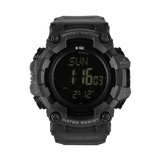 M-Tac Tactical Ur 2037 sort digital ur med kompas, LED-baggrundsbelysning og 5ATM vandmodstand, ideelt til outdoor og taktisk brug.