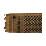 M-Tac Tæt Shemagh Tørklæde i 100% bomuld, traditionelt arabisk design, velegnet til taktisk brug, beskytter mod sol, sand og vind.