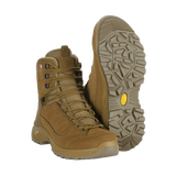 M-Tac Tactical Vinterstøvler med ruskind, Vibram-sål og Primaloft-isolering, designet til udendørs og kolde miljøer.