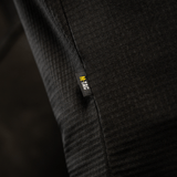 M-Tac Thermal Fleece Trøje Delta Level 2 med detalje af mærke, designet til koldt klima i 100% polyester med YKK-lynlåse.