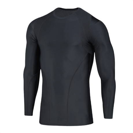 M-Tac Thermal Rashguard T-Shirt som baselayer til vinter, lavet af slidstærkt materiale for optimal termoregulering og komfort.