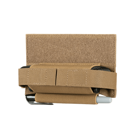 M‑Tac Tourniquet Pouch Elastic Gen.5 i Cordura 500D med elastik og velcro, ideel til taktisk udstyr. Plads til marker eller pen.